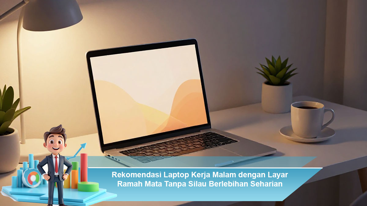 Rekomendasi-Laptop-Kerja-Malam-dengan-Layar-Ramah-Mata-Tanpa-Silau-Berlebihan-Seharian