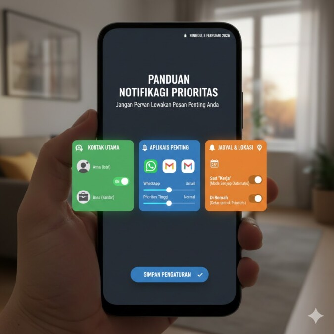 Panduan Mengatur Notifikasi Prioritas Di Android Agar Pesan Penting Tidak Pernah Terlewat
